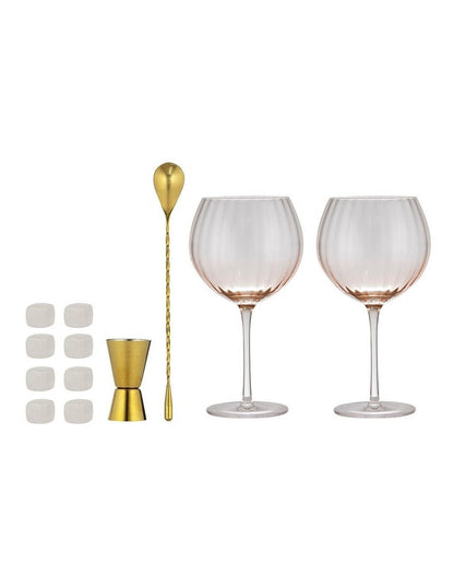 Leila Spritz Set 12 Piece in Multi