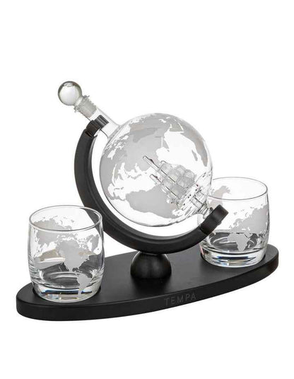 Preston Globe Whisky Set in Clear