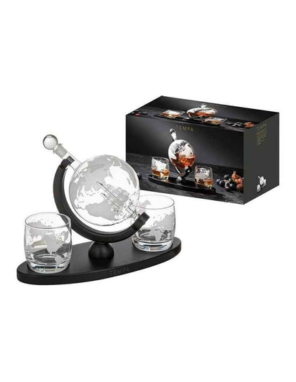 Preston Globe Whisky Set in Clear