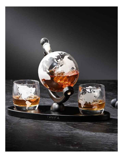 Preston Globe Whisky Set in Clear