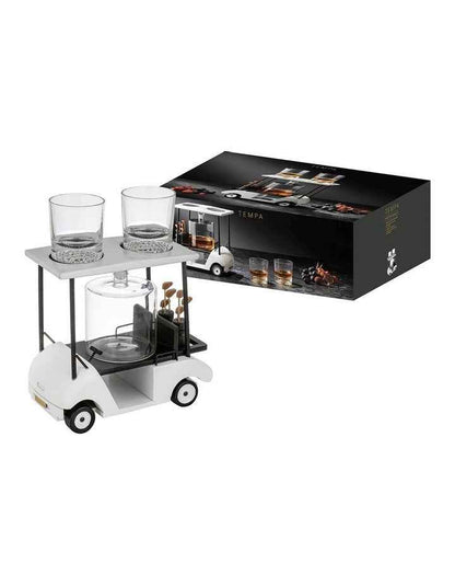 Preston Golf Whisky Set in Clear