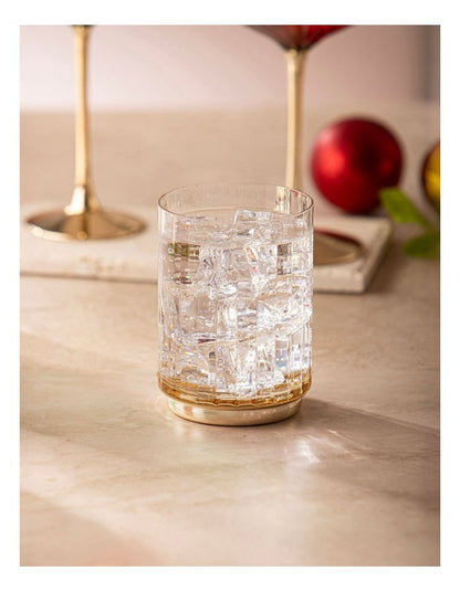 Valentina Lowball Tumbler 2 Pack in Clear
