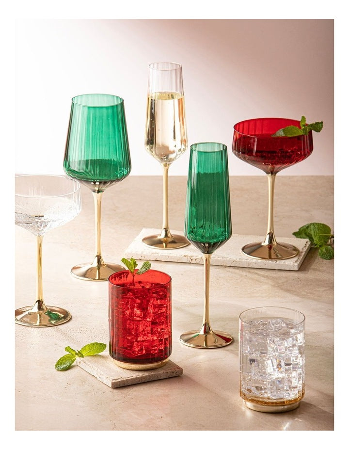 Valentina Champagne Glass 2 Pack in Clear
