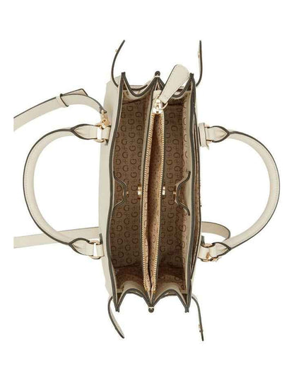 Dixon Satchel Bag in Stone