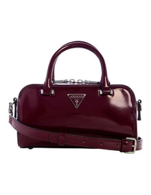 Arnela Mini Satchel Bag in Burgundy