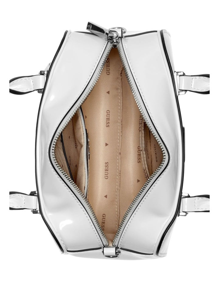 Arnela Mini Satchel Bag in White