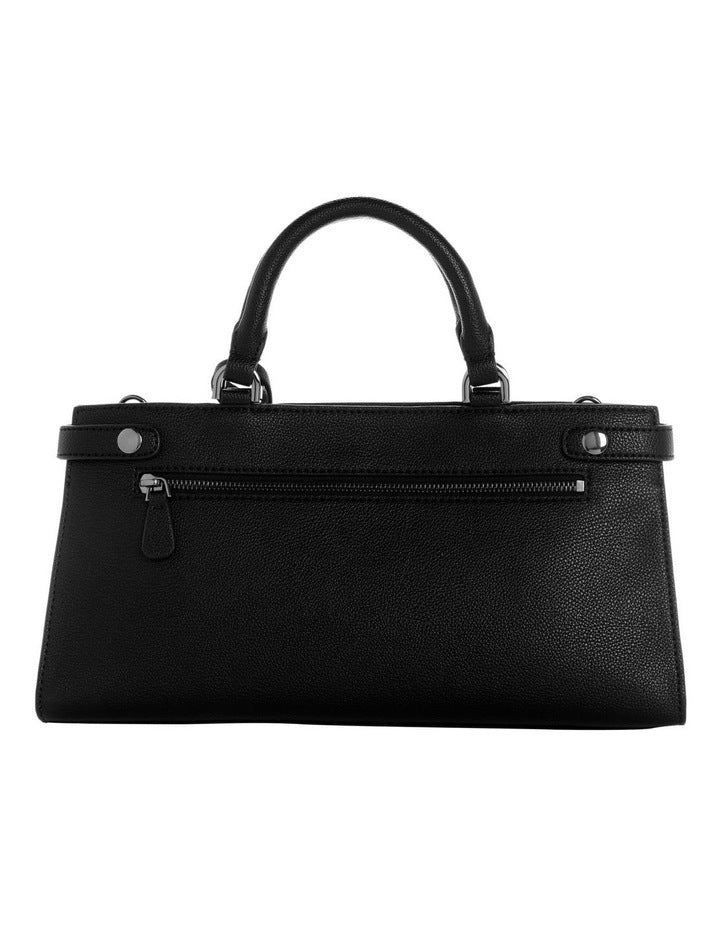 Cirene Triple Comp Satchel Bag in Black