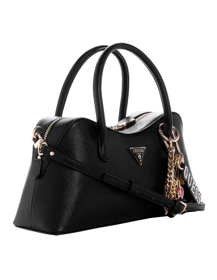 Davina Satchel Bag in Black
