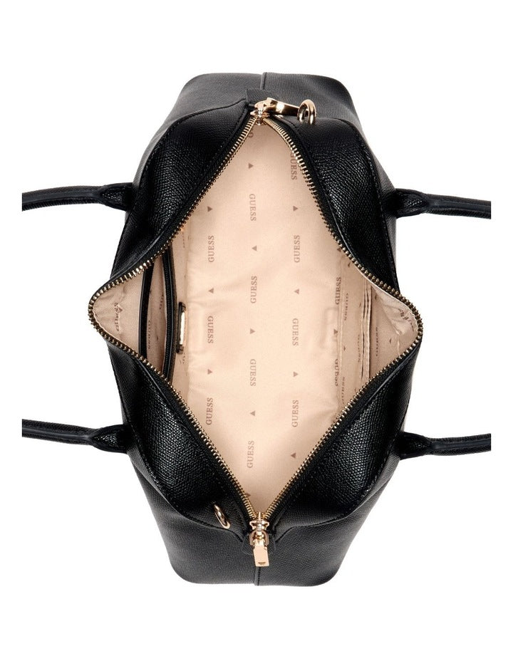 Davina Satchel Bag in Black
