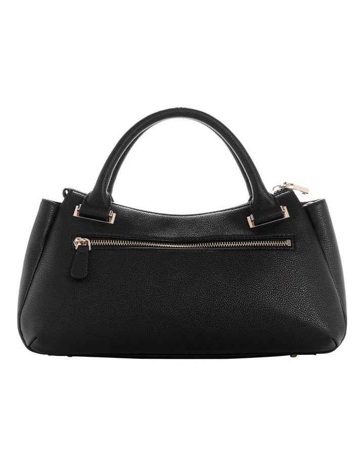 Evie Triple Comp Satchel Bag in Black