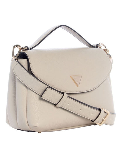 Evie Top Handle Shoulder Bag in Light Taupe