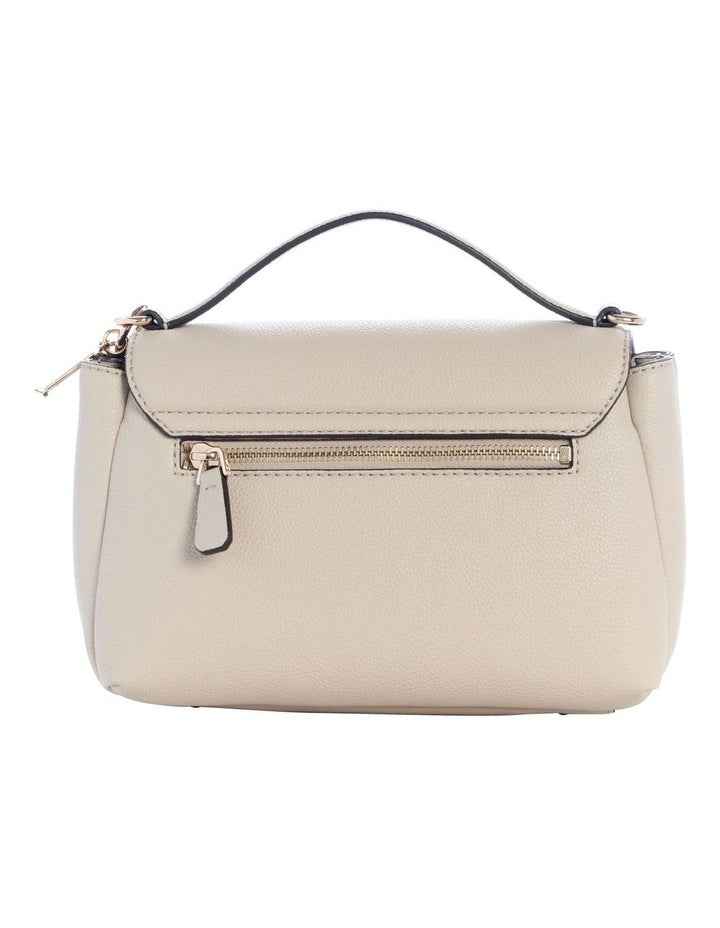 Evie Top Handle Shoulder Bag in Light Taupe