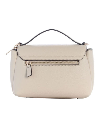 Evie Top Handle Shoulder Bag in Light Taupe