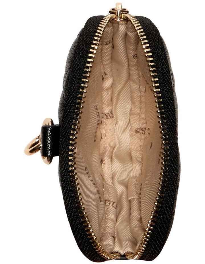 Heart Pouch Keychain in Black