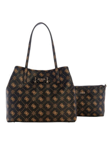 Carrie Logo Tote Bag in Espresso