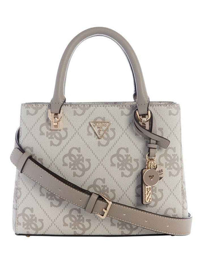 Noelle Ii Sml Satchel Bag in Dark Taupe Logo