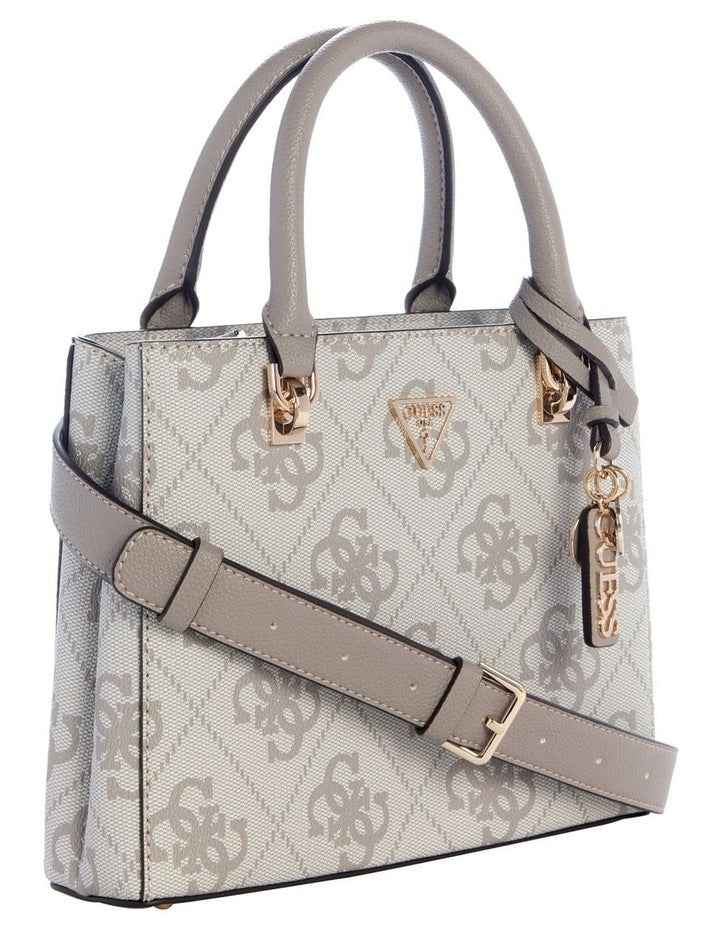 Noelle Ii Sml Satchel Bag in Dark Taupe Logo