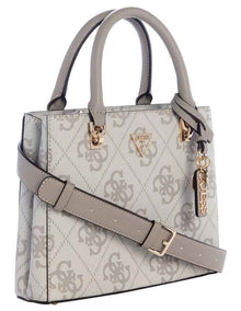 Noelle Ii Sml Satchel Bag in Dark Taupe Logo