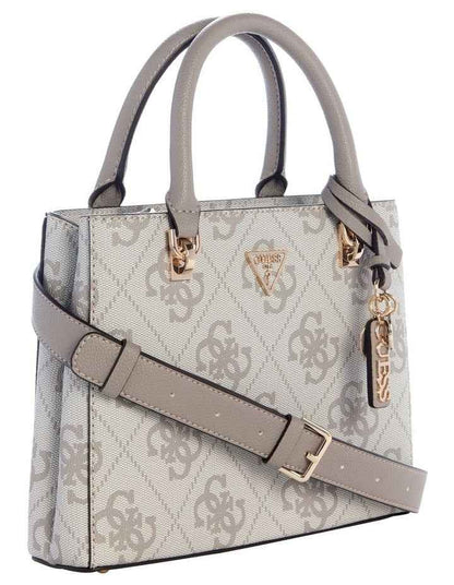 Noelle Ii Sml Satchel Bag in Dark Taupe Logo