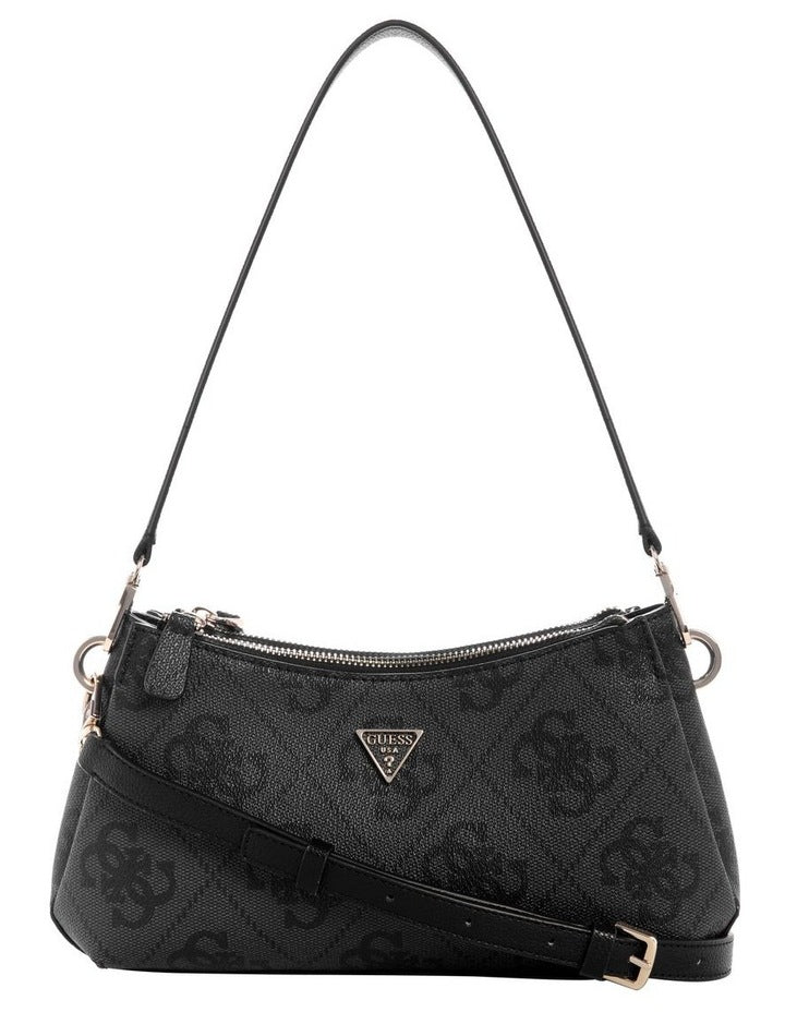 Noelle Ii 3 Comp Crossbody Bag in Coal Logo