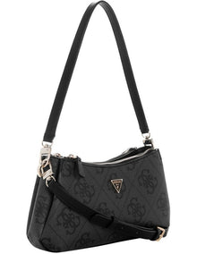 Noelle Ii 3 Comp Crossbody Bag in Coal Logo