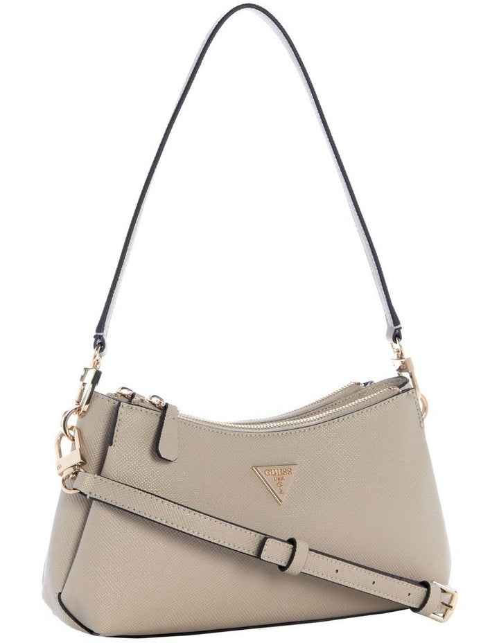 Noelle Ii 3 Comp Shoulder Bag in Taupe