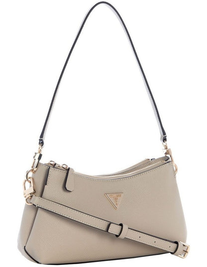 Noelle Ii 3 Comp Shoulder Bag in Taupe