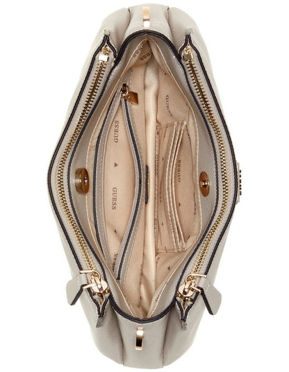 Noelle Ii 3 Comp Shoulder Bag in Taupe