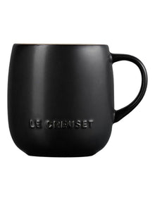 U Mug 380ml in Satin Black
