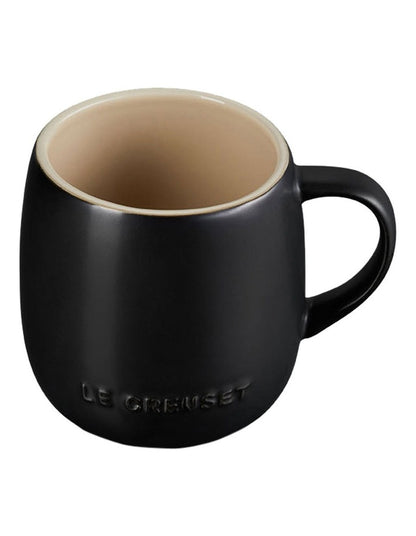 U Mug 380ml in Satin Black