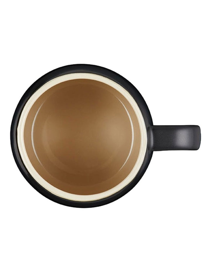 U Mug 380ml in Satin Black