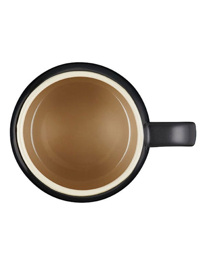 U Mug 380ml in Satin Black