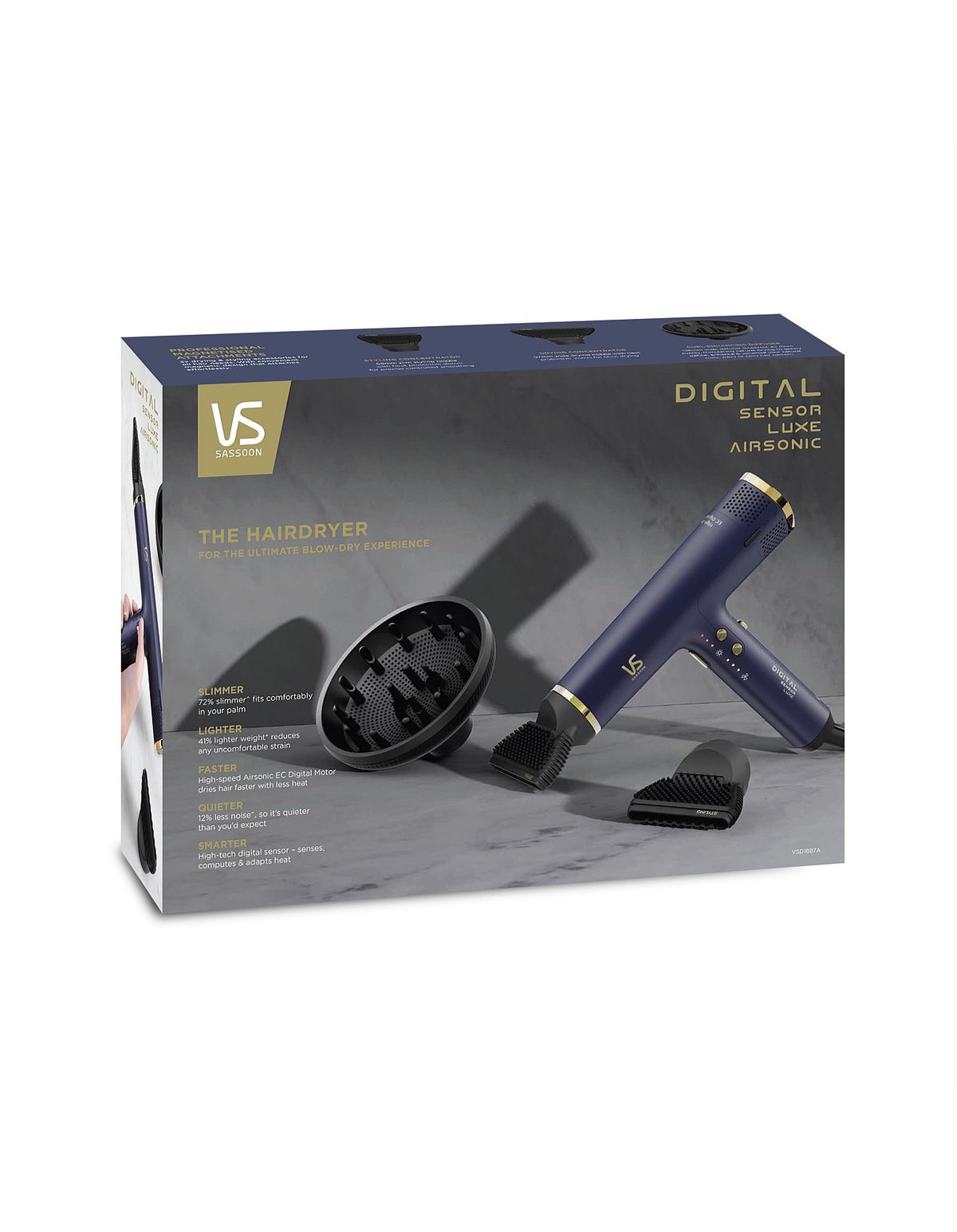 VSD1887A Digital Sensor Luxe Airsonic Hair Dryer