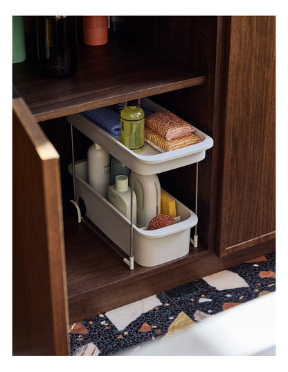 CupboardStore 2-Tier Caddy in Grey