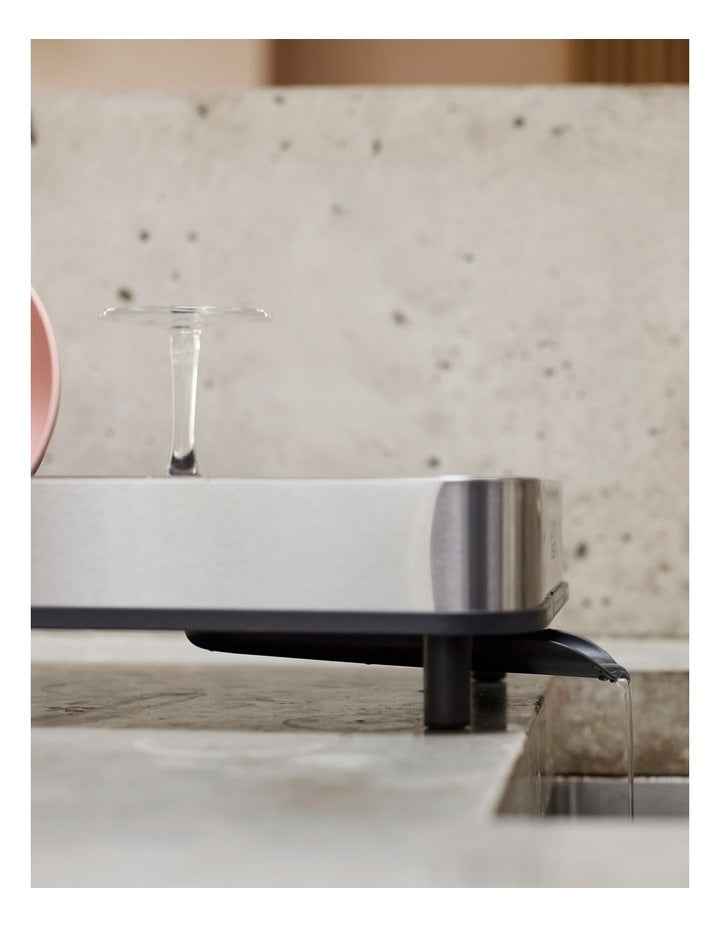 Extend Slim Steel Dish Rack in Grey