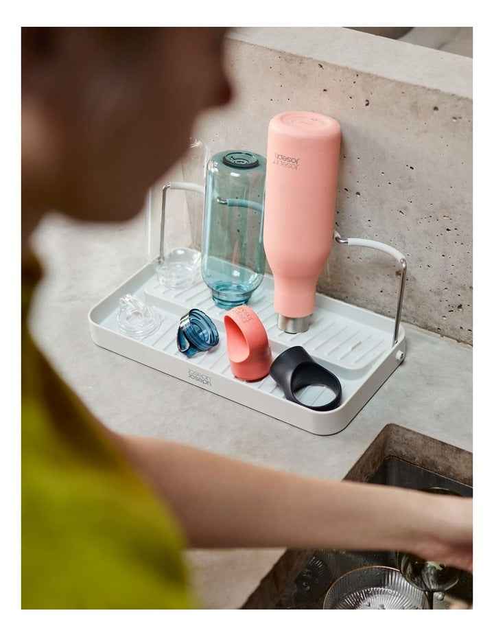 DrySmart Bottle Drying Rack in Grey