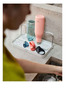 DrySmart Bottle Drying Rack in Grey