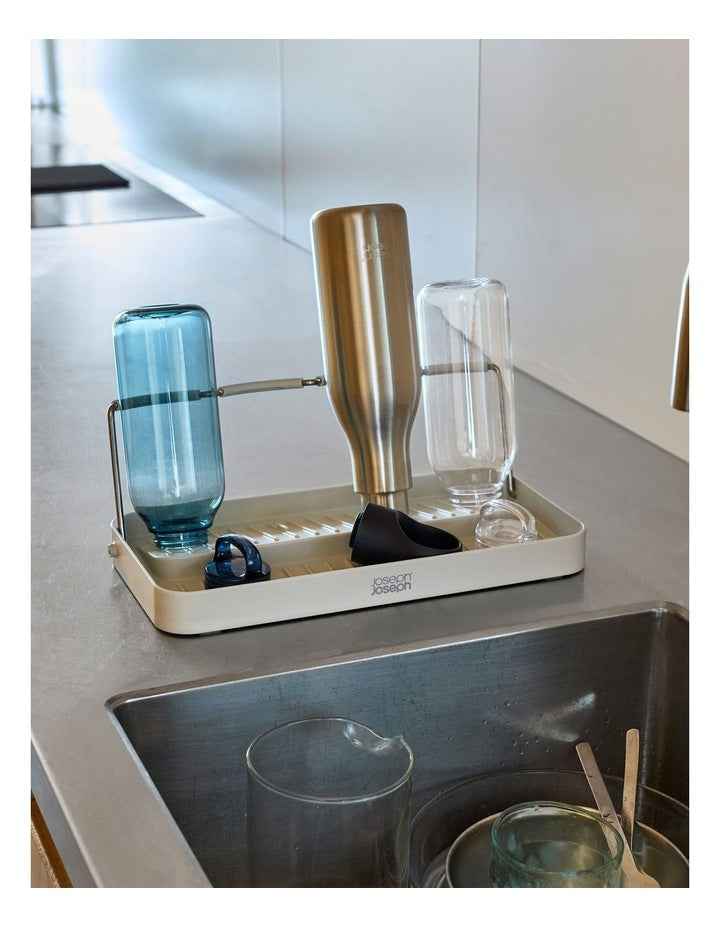 DrySmart Bottle Drying Rack in Grey