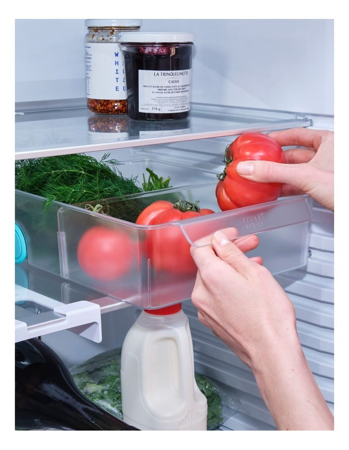 FridgeStore Extra Large Storage Caddy in Glass