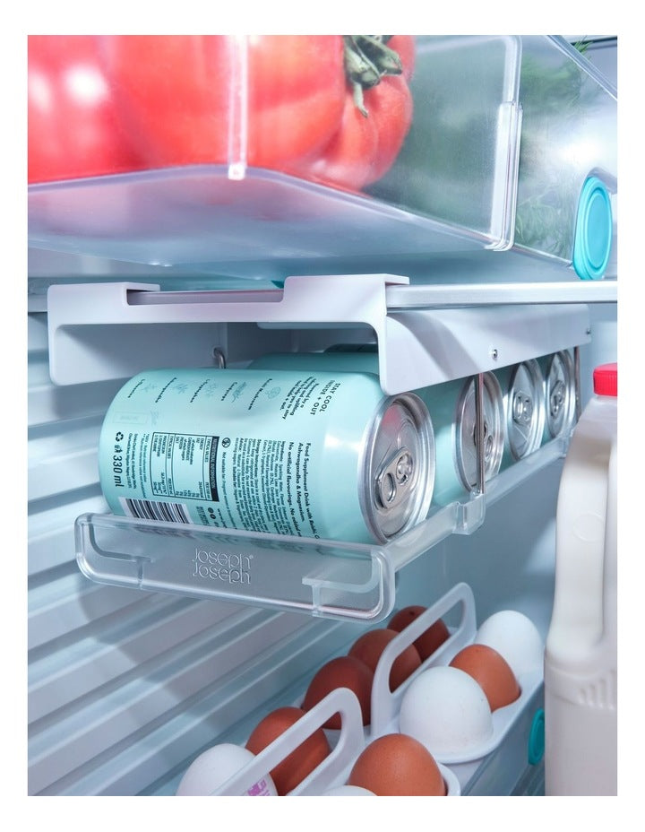 FridgeStore Under-Shelf Can Dispenser in White