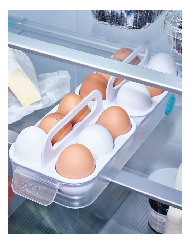 FridgeStore Egg Storage Caddy in White