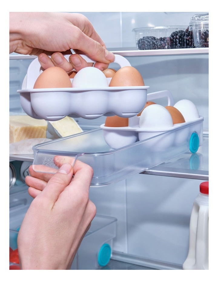 FridgeStore Egg Storage Caddy in White