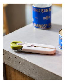 GoRound Can Opener in Stone/Green