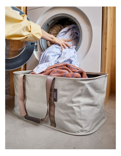Hold-All Laundry Basket in Ecru