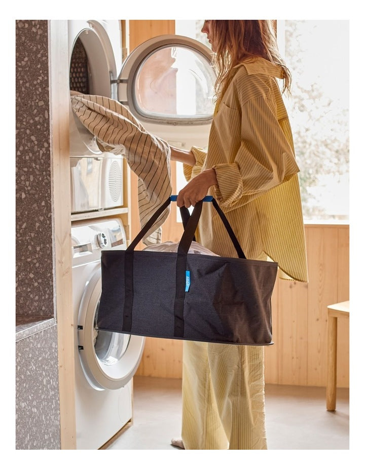 Hold-All Laundry Basket in Carbon Black
