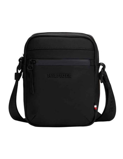 Mini Crossbody Reporter Bag in Black