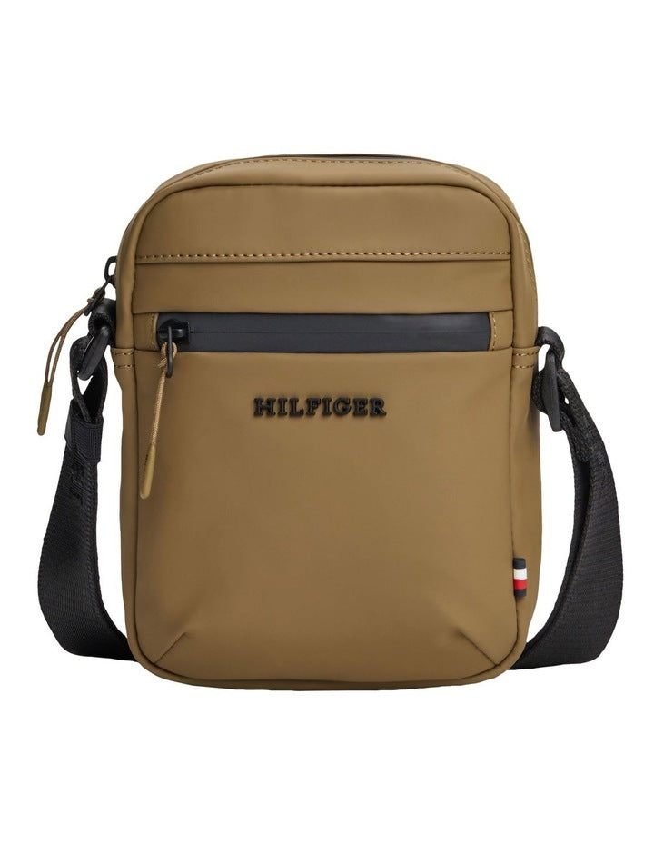 Mini Crossbody Reporter Bag in Beige