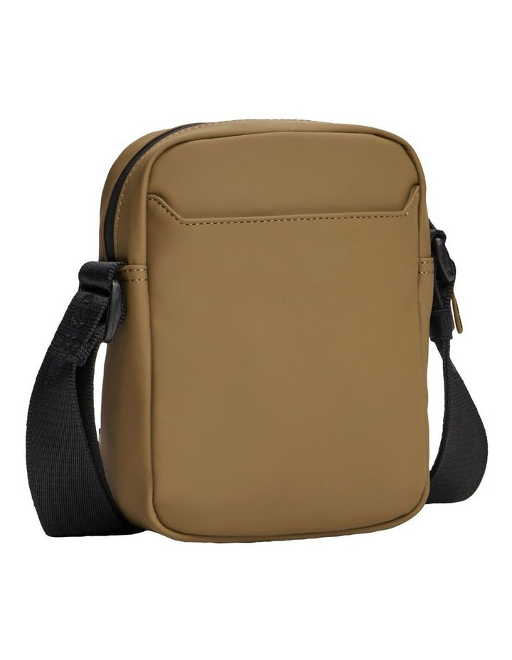 Mini Crossbody Reporter Bag in Beige