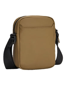 Mini Crossbody Reporter Bag in Beige