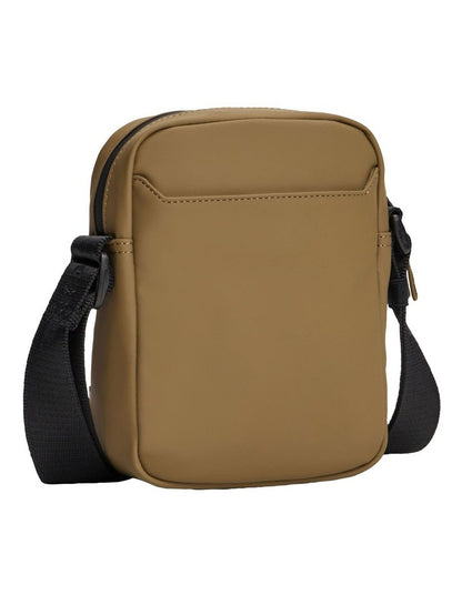 Mini Crossbody Reporter Bag in Beige